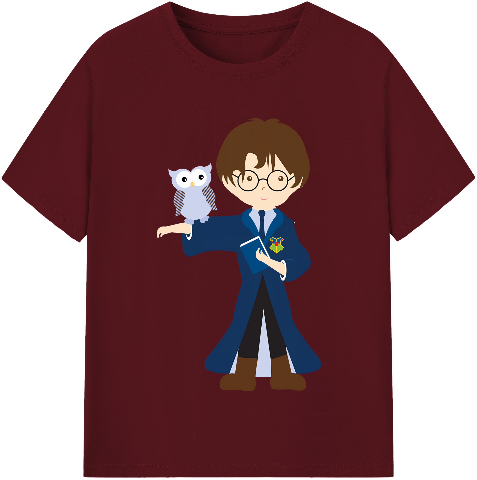 （画像用） Harry Potter ハリー・ポッターシリーズ 綿100％半袖Tシャツ（フロントプリント）